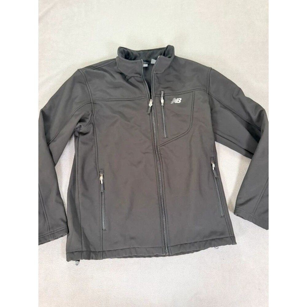 New Balance Men's Full Zip Jacket w/ Zippered Pockets- Fleece Lined- Medium